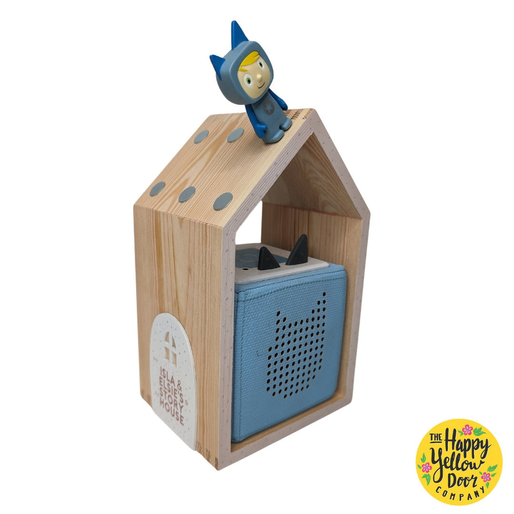 Personalised Wooden Tonie House | Tonie Storage & Play House for Kids | Gift for 3–6 Year Olds