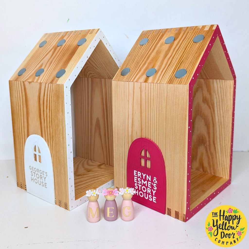 Personalised Wooden Tonie House | Tonie Storage & Play House for Kids | Gift for 3–6 Year Olds