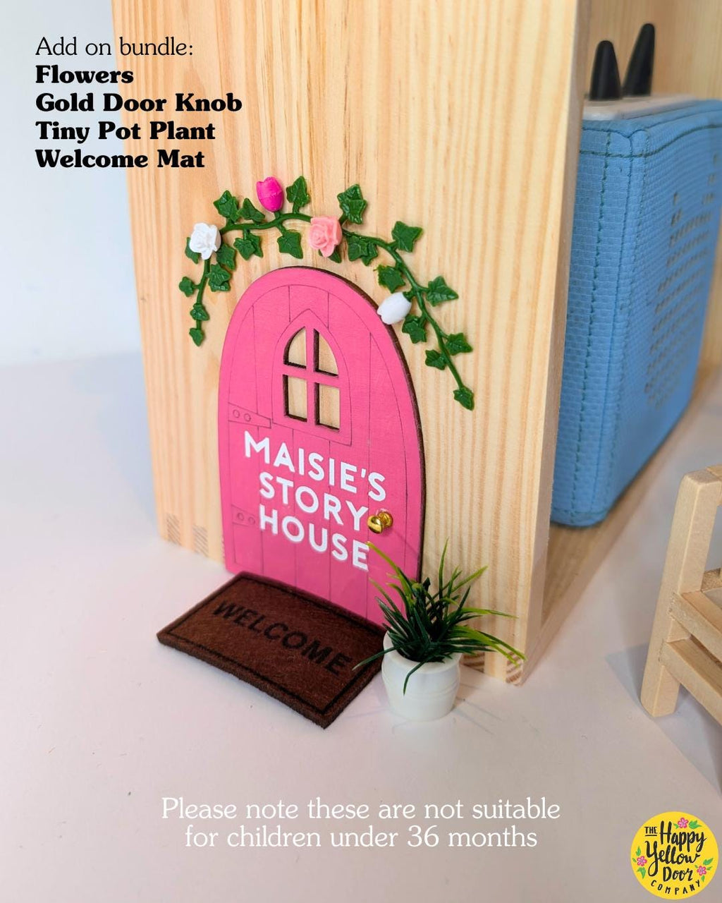 Personalised Wooden Tonie House | Tonie Storage & Play House for Kids | Gift for 3–6 Year Olds