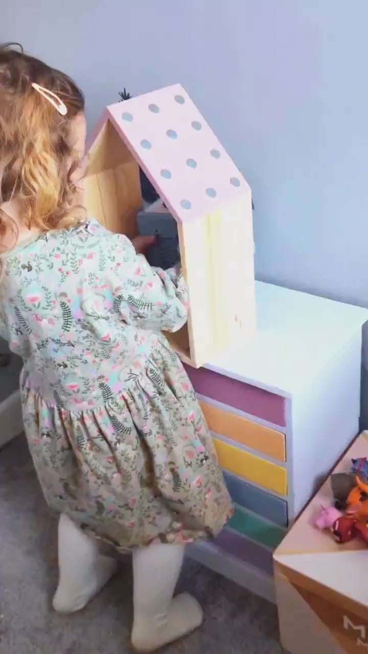 Personalised Wooden Tonie House | Tonie Storage & Play House for Kids | Gift for 3–6 Year Olds